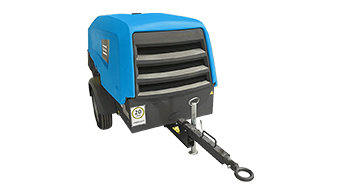 Portable screw air compressor